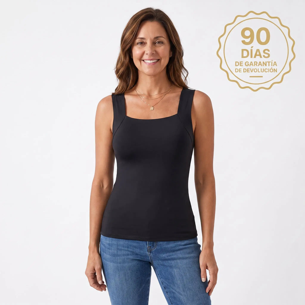 Camiseta con Sujetador Integrado Antideslizante