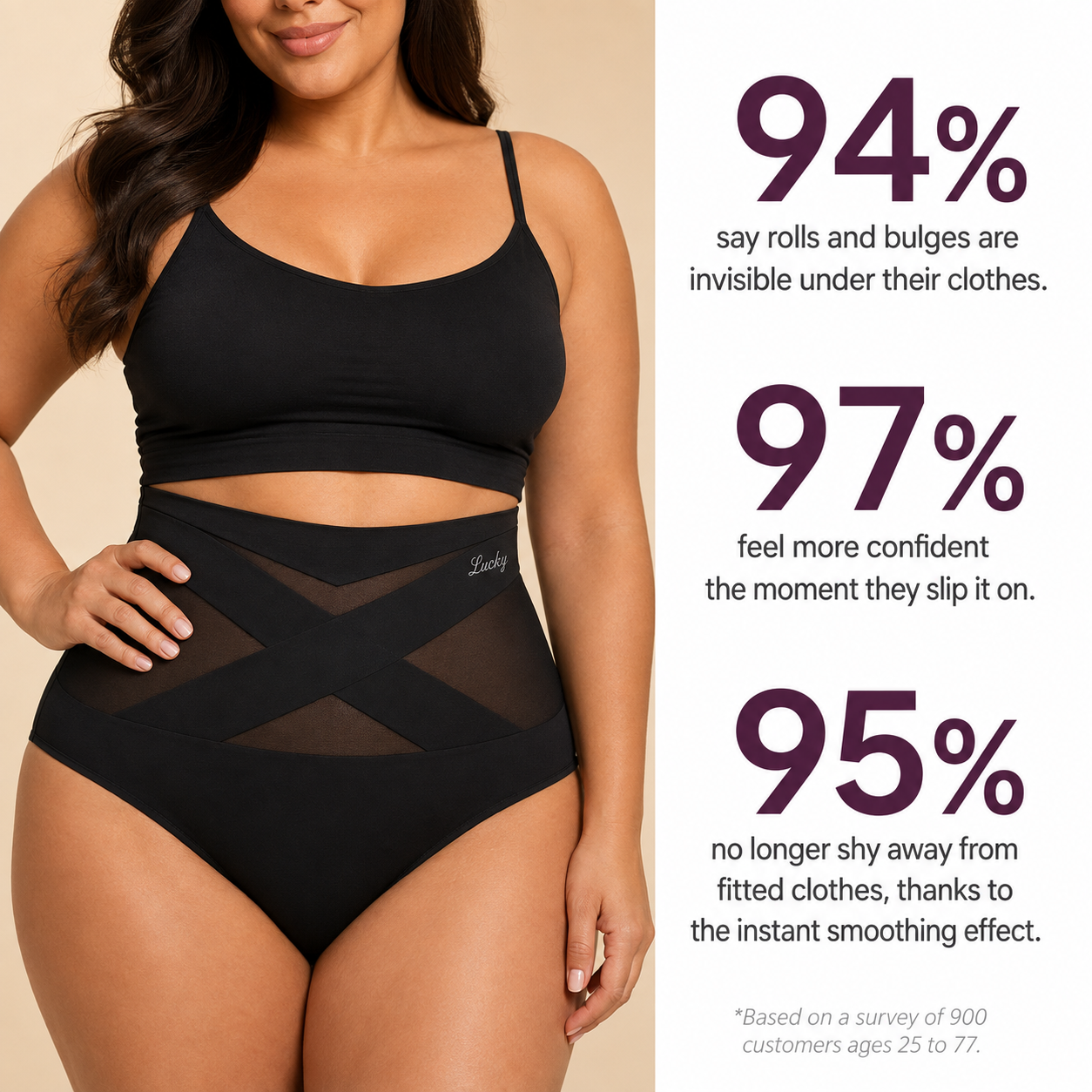 High-Waisted Shaping Brief - Seamless Tummy Control