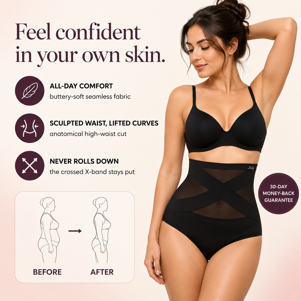 High-Waisted Shaping Brief - Seamless Tummy Control